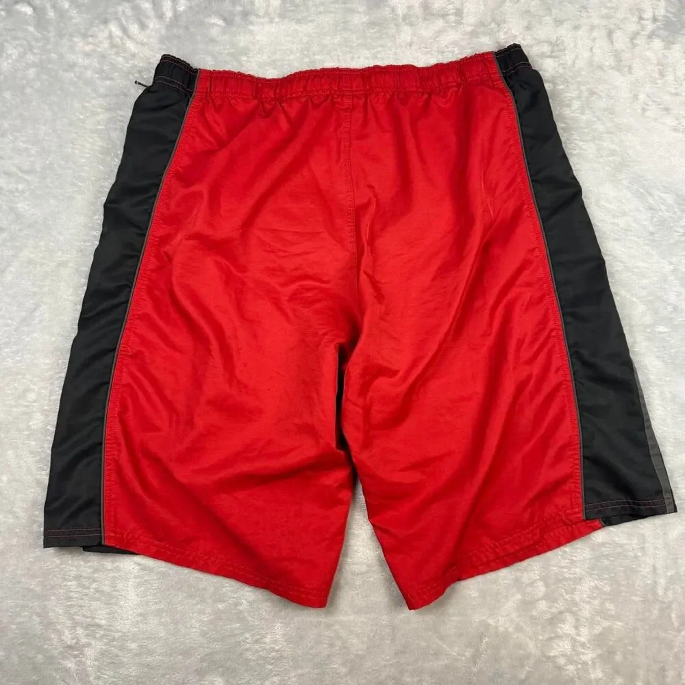 Nike Men's Red Swim-briefs-shorts